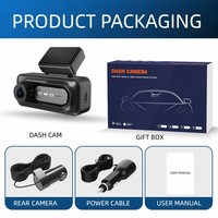 Caméra de tableau de bord 4K en gros, avant et arrière, 1080P, WiFi, GPS, surveillance de stationnement 24h/24, accessoires universels pour voiture, enregistreur de conduite DVR