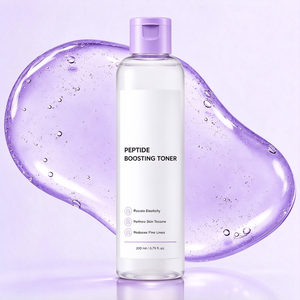 Tonique facial aux peptides avec extraits botaniques, hydratant, affinant les pores, anti-oxydant, lissant la texture inégale de la peau, logo personnalisé - Product Image 2