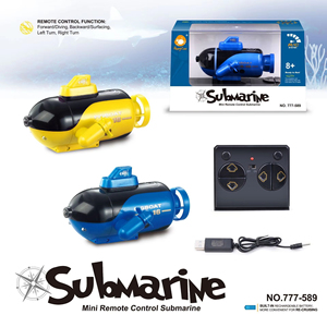 Bateau télécommandé miniature de haute qualité à 4 canaux, jouet pour enfants, modèle de <span class=keywords><strong>sous</strong></span>-<span class=keywords><strong>marin</strong></span> électrique télécommandé <span class=keywords><strong>avec</strong></span> lumières, piles incluses, prêt à l'emploi - Product Image 5