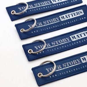 Porte-clés patriotique personnalisé et durable pour vétérans américains, avec anneau métallique, idéal pour les cadeaux promotionnels des organisations non-profit - Product Image 2