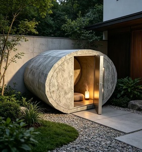 Cabane de sécurité préfabriquée en acier et béton, écologique, ignifuge, pour jardin, avec salle de bain, entrée et sortie, pour évacuation, à usage longue durée - Product Image 3