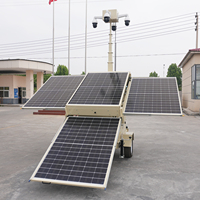 En İyi Fiyatlı Mobil Güneş Enerjili Kamera Treyleri Mobil Işık Kulesi Solar