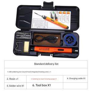 <span class=keywords><strong>Fer</strong></span> à <span class=keywords><strong>souder</strong></span> électrique à charge USB Portable chauffage interne <span class=keywords><strong>sans</strong></span> <span class=keywords><strong>fil</strong></span> ménage petite batterie au Lithium <span class=keywords><strong>fer</strong></span> à <span class=keywords><strong>souder</strong></span> - Product Image 4