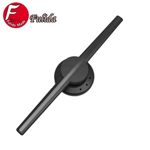 42cm mini ventilador Led jugador profesional 3D proyector holográfico signos 3D del aire de publicidad pantalla led holograma Fan - Product Image 1