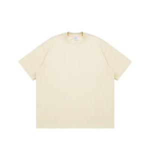 T-Shirt <span class=keywords><strong>Homme</strong></span> de Luxe à Grammage Lourd, 100 % Coton, Impression de Logo Personnalisé, Coupe Carrée Oversize Courte, Jersey - Product Image 5