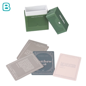 Tùy Chỉnh In Của Thiên Chúa Từ Thẻ Flash Nhựa Kinh Thánh Kinh Thánh Thẻ Giấy Flash Thẻ Trò Chơi - Product Image 1
