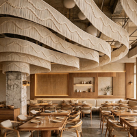 Système de cloisonnement mobile en coton, cloison décorative pour hall d'hôtel, fabriqué par le fabricant