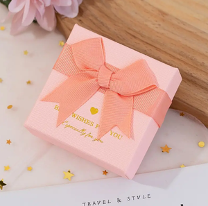 Custom Logo Luxury Cardboard Necklace Jewelry <b>Box</b> Bracelet Ring Earring Pendant Gift <b>Paper</b> Packaging <b>Box</b> Bow Jewelry <b>Storage</b> <b>Box</b> - Product Image 6