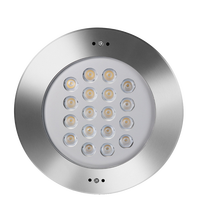 Lampes LED pour piscine LanVol, éclairage sous-marin IP68 en acier inoxydable, lumière souterraine portable pour jardin/aménagement paysager