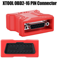 Adaptateur de connecteur XTOOL OBDII 16 broches pour analyseur de moteur et lecteur de code automobile, garantie 1 an, matériau PVC