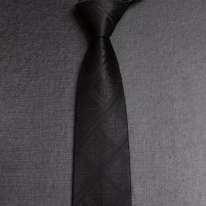 Cravates de luxe pour hommes, faites à la main, avec logo personnalisé, en polyester et soie, à motif uni, pour affaires et occasions décontractées, avec boîte, 55-60 pouces, vente en gros - Product Image 6