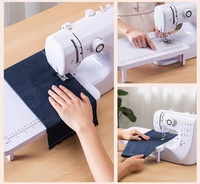 Machine à coudre domestique automatique QS-60HS avec support d'extension Machine à coudre électrique Mini Machine à usage domestique