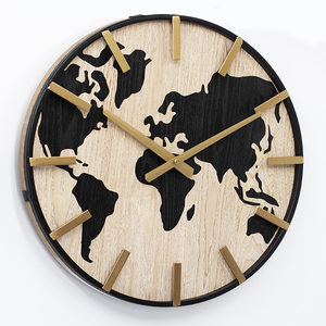 Competitive Price Modern Design <strong>Wall</strong> <strong>Clock</strong> Metal <strong>Frame</strong> <strong>MDF</strong> Battery Operated Silent 8 Inches <strong>Wall</strong> <strong>Clock</strong> for Living Room - Product Image 6