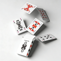 Cartes à jouer en plastique personnalisées, luminescentes, imperméables, durables, écologiques, imprimées en braille, pour l'éducation et la publicité