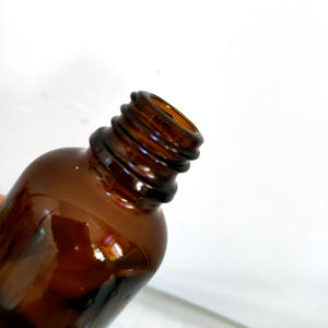 Flacon compte-gouttes en verre ambré bleu de haute qualité 30 ml (1 oz) pour sérum de soin de la peau, nettoyant visage, gouttes pour les yeux, crème pour le visage, huile pour perruque et <span class=keywords><strong>barbe</strong></span> - Product Image 2