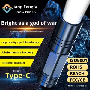 Mini lampe de poche <span class=keywords><strong>solaire</strong></span> AA alimenté par batterie portable Ultra-longue durée de vie de la batterie Rechargeable LED Camping extérieur forte lumière - Product Image 2