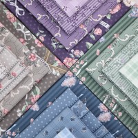 Lot de tissus en gros style Fat Quarter, tissus prédécoupés pour patchwork, couleurs vibrantes, tissus de décoration intérieure