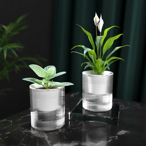 Gardening products minimalist Modern planters nursery self watering flower pot planter plastic plastic pots