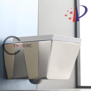 Équipement de salle de bain en gros, toilette monobloc murale en céramique dorée, toilette automatique pour salle de bain - Product Image 2