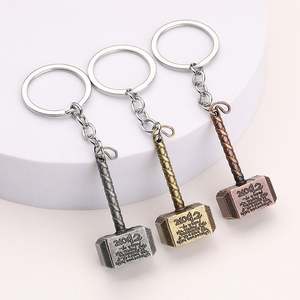 Porte-clés Avengers, cadeau promotionnel, vente directe d'usine, porte-clés en métal Captain <span class=keywords><strong>America</strong></span> et <span class=keywords><strong>Thor</strong></span> - Product Image 4