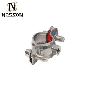 Abrazadera de metal de sillín de goma grande con clips de goma <span class=keywords><strong>P</strong></span> de goma para abrazaderas inserto de abrazadera de tubo - Product Image 4