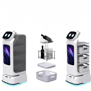 جذب العملاء خدمة المطاعم/روبوت توصيل مستقل روبوت للطعام - Product Image 6