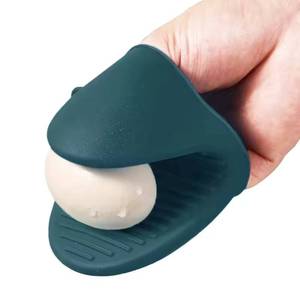 Soft <b>Waterproof</b> Heat Resistant Dishwasher Safe Hanging Hole Easy Storage <b>Silicone</b> Oven Mitts for Baking Kitchens - Product Image 1