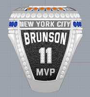 Maßgefertigter Klassischer 2026 New York Knicks Basketball-Meisterschafts-Gedenkring mit Tierdesign und Kanalset der Marke XH