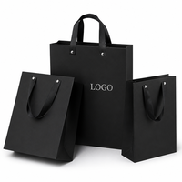 Sac cadeau en papier kraft écologique à succès avec impression recto-verso, couleur et logo personnalisés, poignée en ruban pour promotion