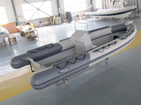 Bateau pneumatique à rames avec direction, en Hypalon ou en PVC, RIB-650C