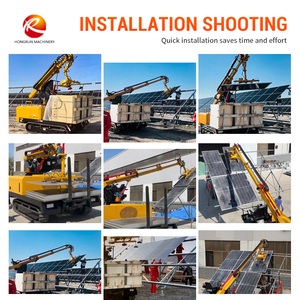 Universal Terrain Anpassungs fähigkeit Solarpanel-Installation maschine für den Gelände bau Photovoltaik-<span class=keywords><strong>Panel</strong></span>-Installation maschine - Product Image 3