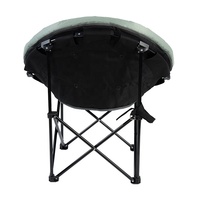 Chaise lune moderne pliable et confortable avec structure en acier, mobilier d'extérieur pour camping, pêche et parc
