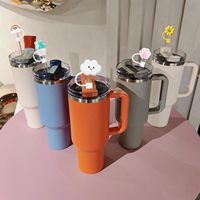Tapas de Silicona y PVC para Pajitas en Varias Formas con Protección Antipolvo para Puntas de Pajita de 0.4 Pulgadas/10mm