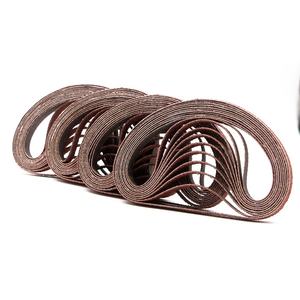 Cinghie leviganti in ceramica 984F P36 da 10x330mm <span class=keywords><strong>per</strong></span> levigare <span class=keywords><strong>carta</strong></span> <span class=keywords><strong>vetrata</strong></span> con <span class=keywords><strong>nastro</strong></span> abrasivo in metallo Premium - Product Image 2