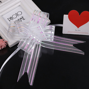 Baru Datang PP Hadiah Pita Tarik Busur Hadiah Pembungkus Aksesoris Kotak Hadiah Natal dan Pohon Ornamen Organza Pita Busur - Product Image 5