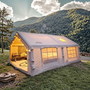 Nueva Carpa Inflable de Lujo para Glamping <span class=keywords><strong>LA</strong></span> 2026, Carpa Impermeable con Protección UV, Fabricada con Tela de PVC y Algodón - Product Image 1