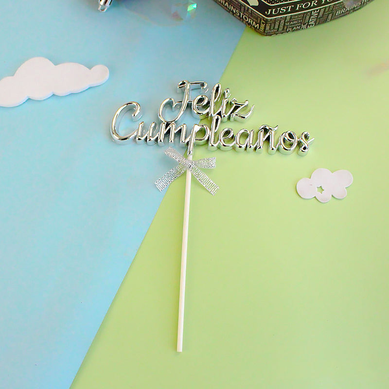 Compleanno spagnolo in argento