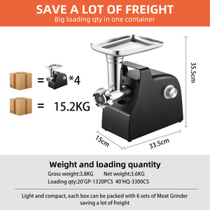Nueva Picadora de Carne Eléctrica Automática, Embutidora de Salchichas Multiusos, Procesador de Alimentos Multifuncional - Product Image 2
