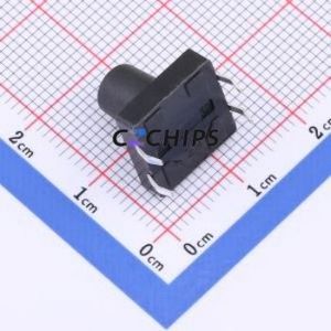 TSF001A11526A Tactile Switch DIP-4P,12x12mm Switch Round Button 2.6N Through Hole 12mm - Product Image 2