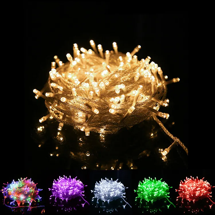 110V 220V RGB Warm Cheap Decoration Sale Of New Hot Fancy Show String 2021 Outdoor Led Tree Solar Panel Christmas Lights