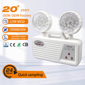 Tuoming alta calidad dos cabezas batería Led luz de emergencia recargable lámpara de emergencia para Hotel - Product Image 1