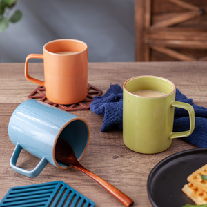 Mug en porcelaine lisse de haute qualité, personnalisable, à glaçure changeante de couleur, sans danger pour les aliments, réutilisable, résistant aux hautes températures, cadeaux d'affaires, compatible micro-ondes - Product Image 2