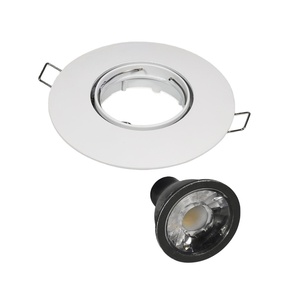 <strong>Cheap</strong> and Fine Downlight Spotlighting Lighting Fitting Easy Replace Mr16 Gu10 Aluminum Round Adjustable Down <strong>Light</strong> Housing Frame - Product Image 3