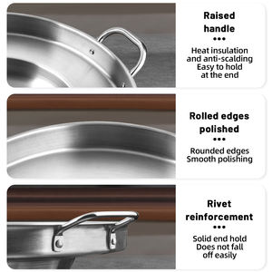 Fourniture d'usine Concave Mexico Comals Down Acier inoxydable Petit Portable Bbq Grill Bbq Plaque chauffante pour l'extérieur - Product Image 3