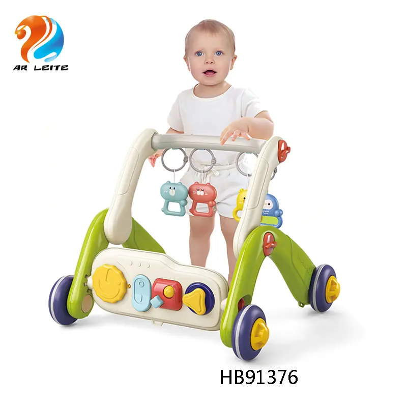 Baby 3 In 1 Multi-functional Walker Toy Baby Playing Mat Infant Educational Piano Fitness Frame Musical Play mats
