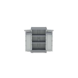 TERRY - 1002618 Gabinete exterior de 2 puertas 70x43,8x110 - 2 estantes interiores ajustables-2 contenedores-ARMARIOS EAN 8005646026188 - Product Image 3