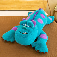 Vente flash Jouet en peluche Suley couché dessin animé Grand monstre bleu Oreiller Cadeau pour enfants Peluches