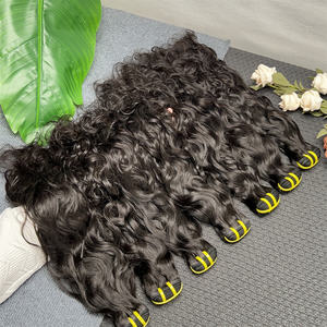 Оптовые поставки натуральных вьетнамских волос: пучки натуральных волнистых волос, необработанные, высококачественные, оригинальные, двойного вытягивания. - Product Image 3