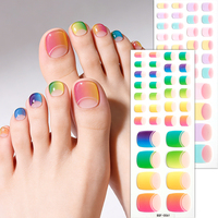 Nouveaux produits – Autocollants pour ongles de pieds en gel véritable, sans cuisson, faux ongles à presser, sans UV, pour nail art des pieds