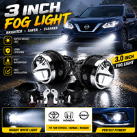 Feux antibrouillard LED VAHID, étanches IP68, double faisceau, lampe antibrouillard F18 universelle Bi LED pour Nissan Murano 2015-2018
